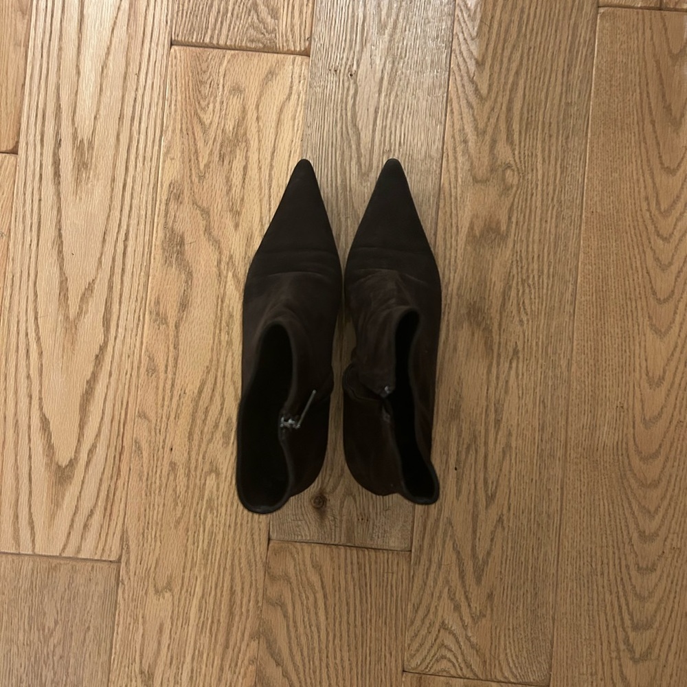 Chic Dark Brown Women's Ankle Booties